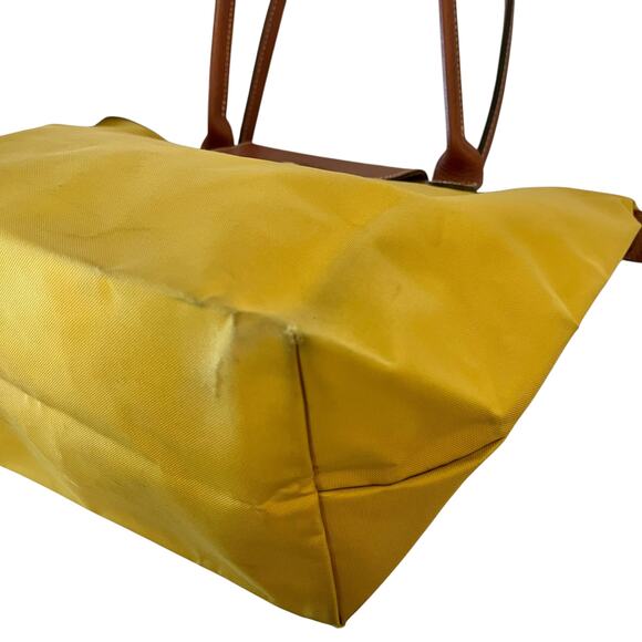 Longchamp Le Pliage Original M Curry Small Shopping Modele Depose Tote Bag - Picture 11 of 14